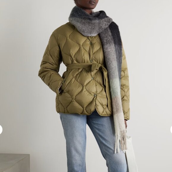 rag & bone Jackets & Blazers - RAG & BONE Rudy Belted Quilted Shell Down Coat